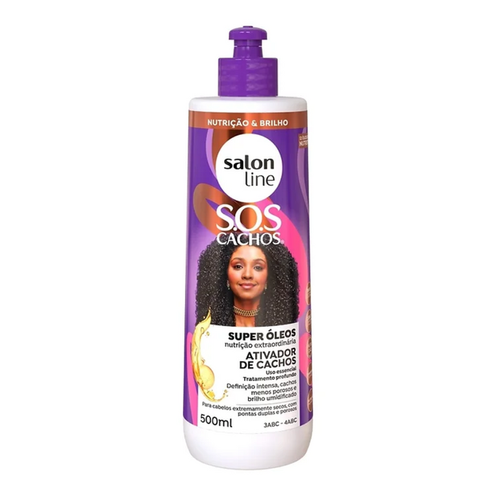 Salon Line Curl Activator for Nourishment and Frizz Control