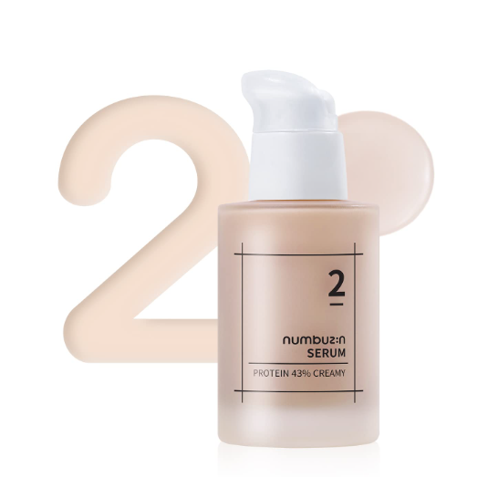 numbuzin No.2 Protein 43% Creamy Serum, 50ml