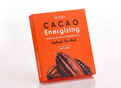 Petitfee Cacao Energizing Hydrogel Face Mask Set, 5ea