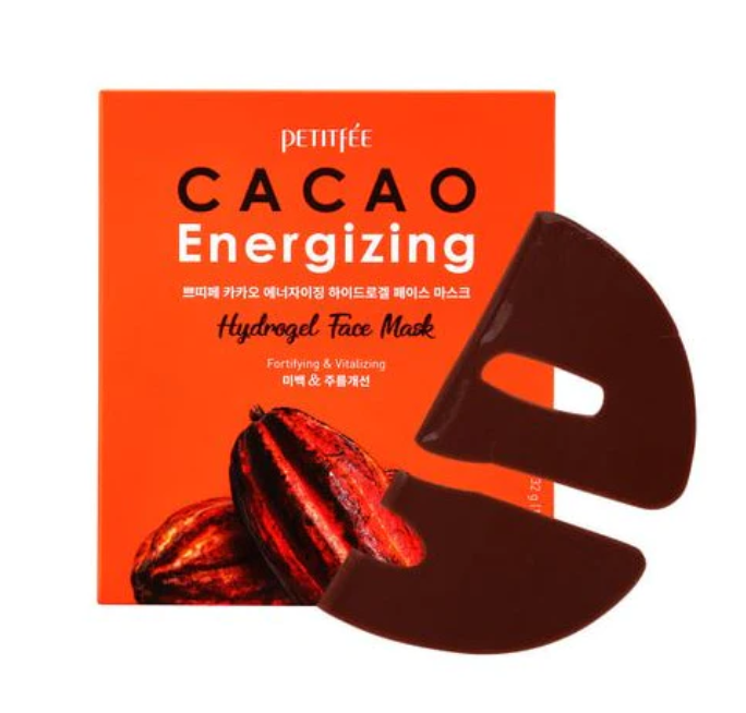 Petitfee Cacao Energizing Hydrogel Face Mask Set, 5ea