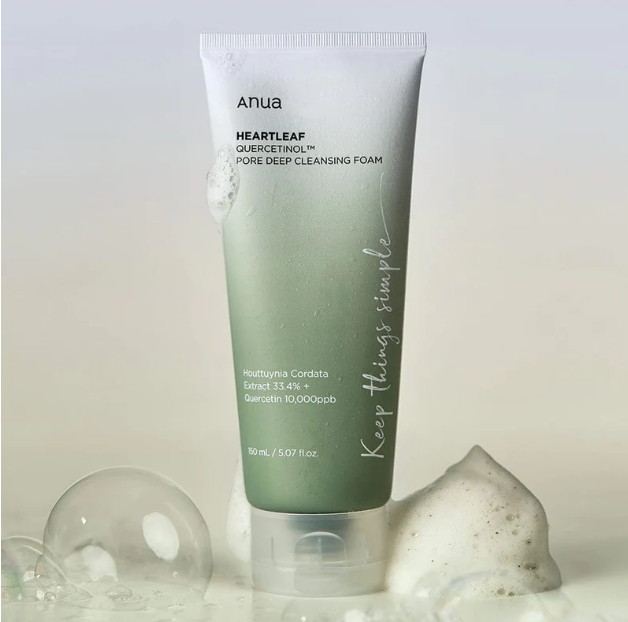 Anua - Heartleaf Quercetinol Pore Deep Cleansing Foam, 150ml