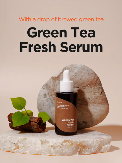 Isntree Green Tea Serum for Oily Skin & Anti-Aging Care