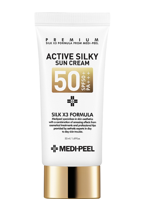 MEDI-PEEL Active Silky Sun Cream SPF 50+ for Sensitive Skin