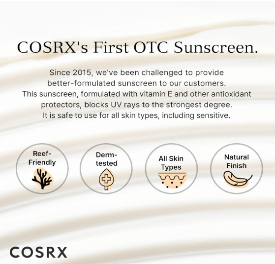 CosRx Vitamin E Vitalizing Sunscreen, 50ml